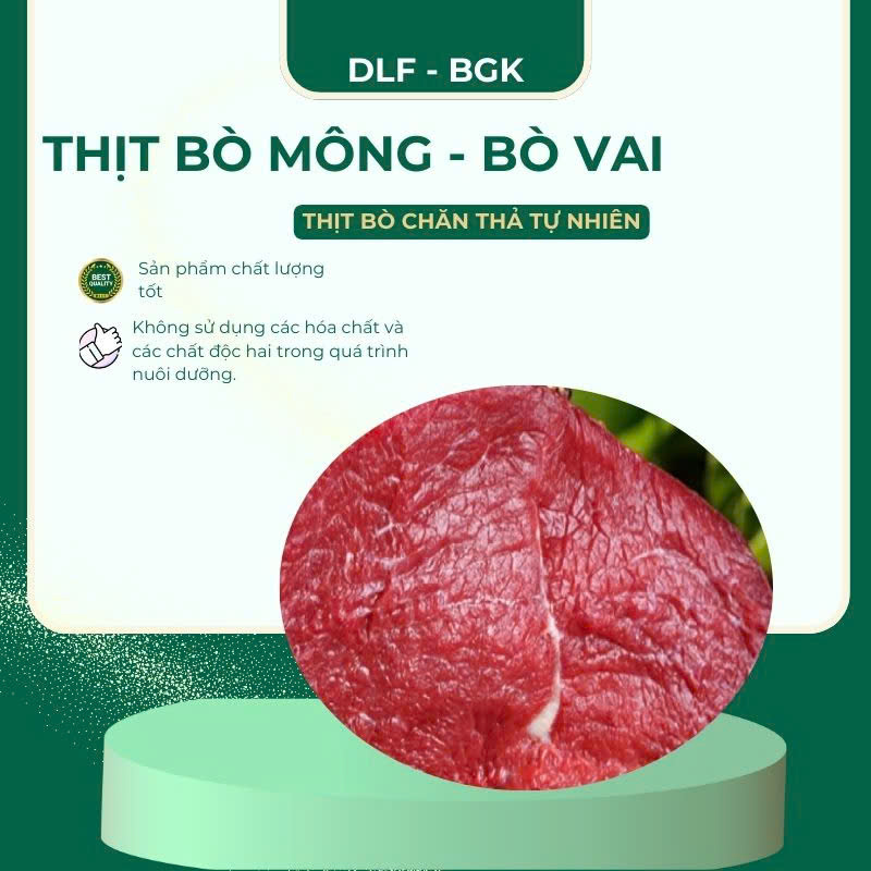 Thịt bò mông - bò vai