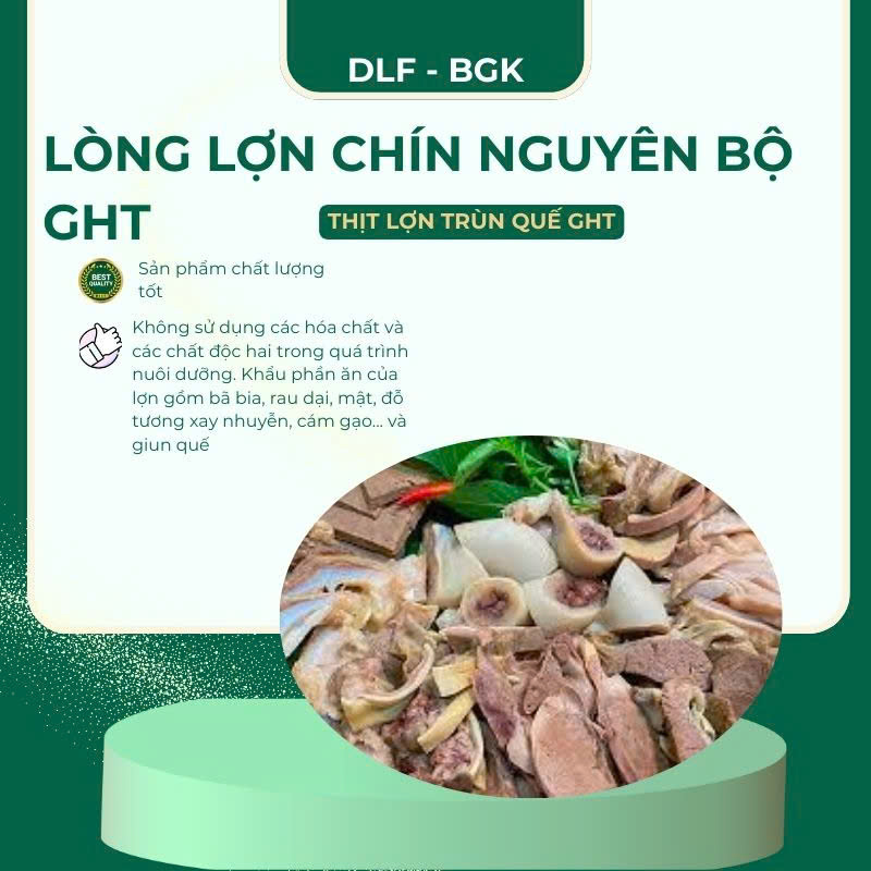 Lòng lợn chín nguyên bộ GHT
