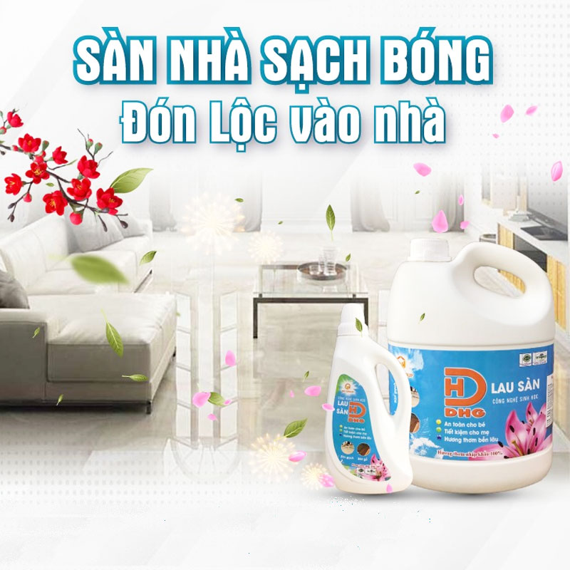 Nước lau sàn hương ly 1kg