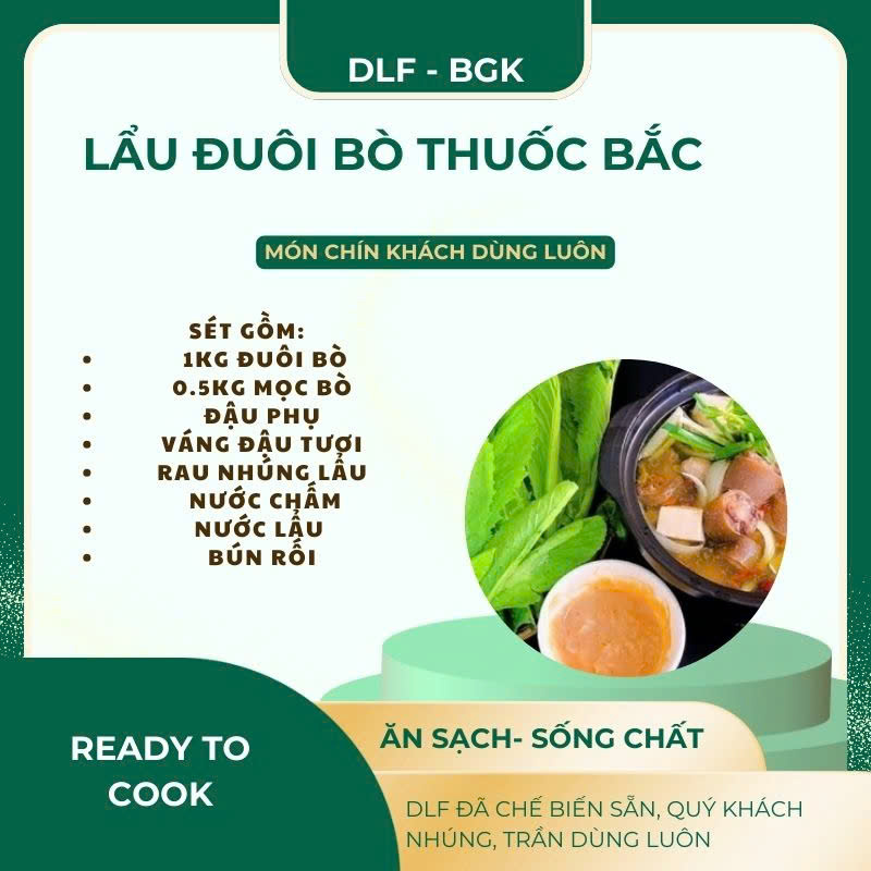 Lẩu Đuôi Bò Thuốc Bắc